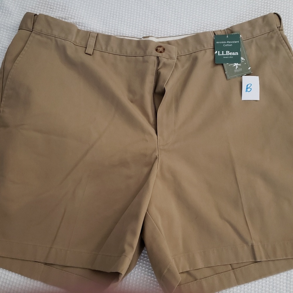 Men's shorts  dark khaki NWT L.L. Bean